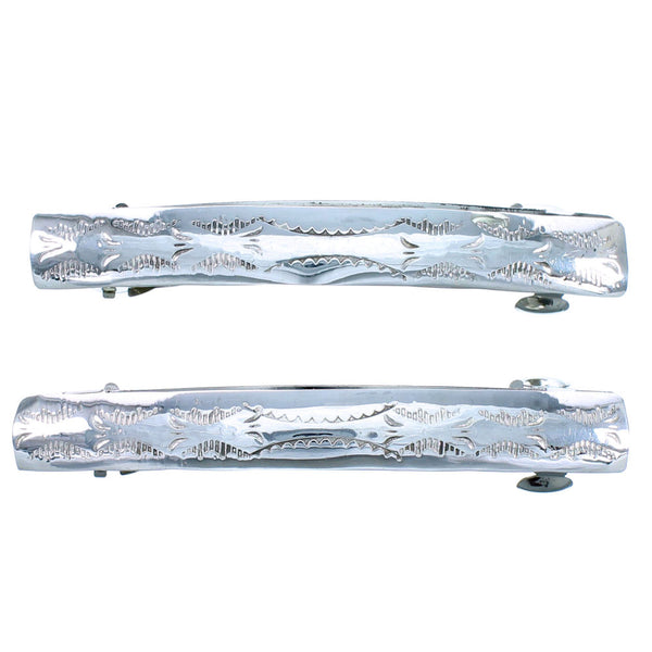 Navajo Sterling Silver Hair Barrettes SX113936